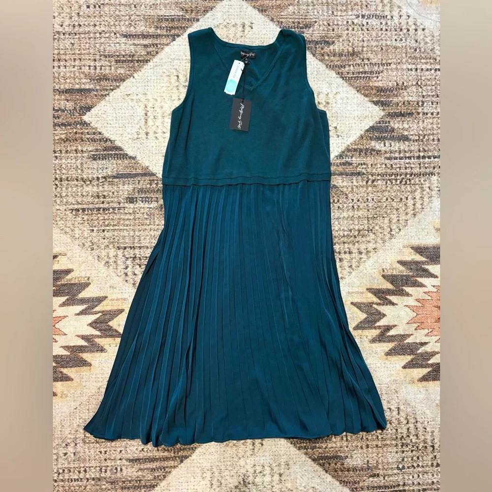 Montgomery Post NWT Terra Mixed Media Dress Size 2X - Picture 4 of 8
